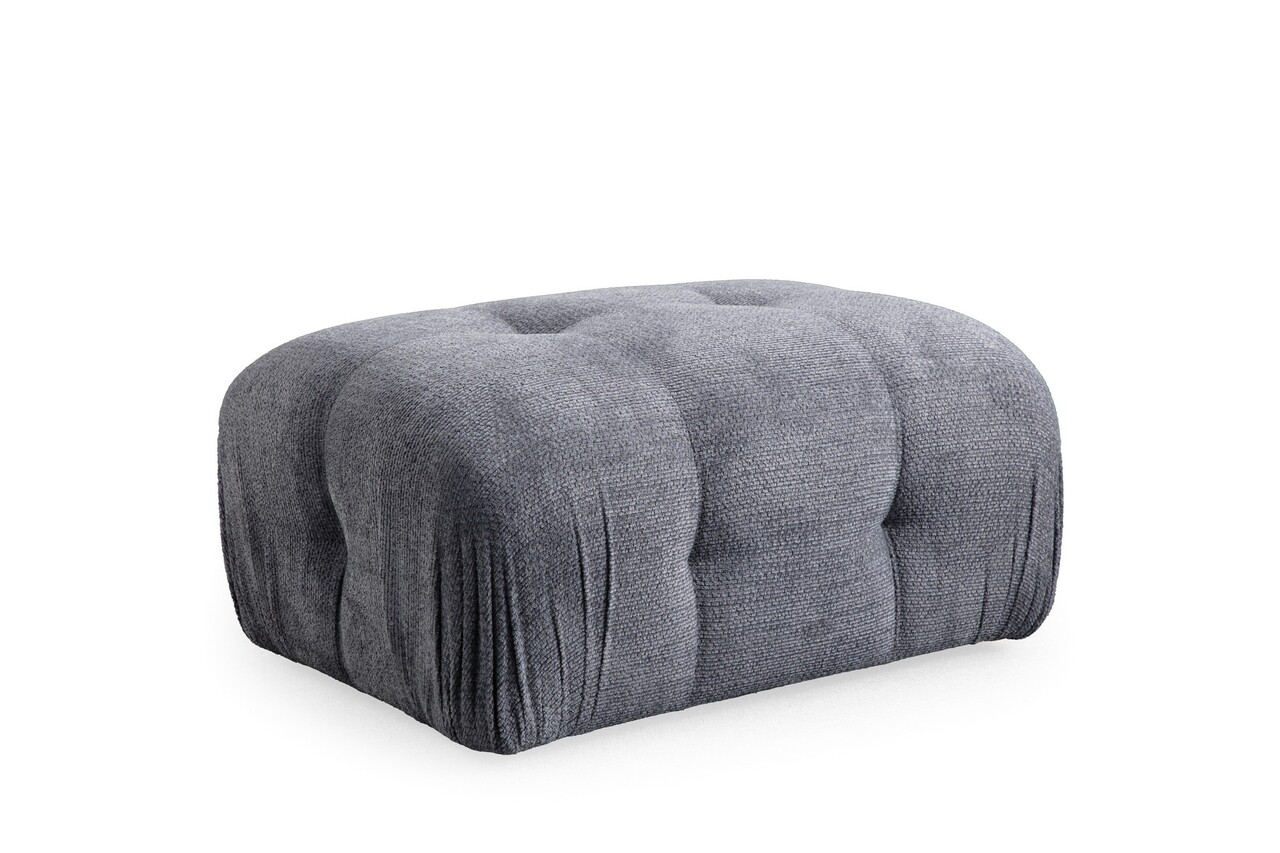Taburet, Atelier del Sofa, 560ARE2960, Lemn de fag / PAL, Gri - imagine 3